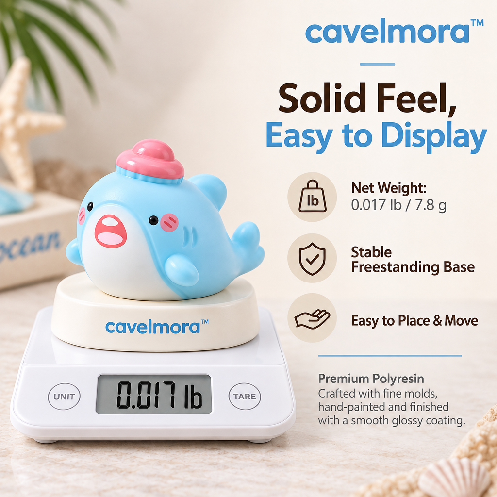 Cavelmora™Shark With Shell Resin Figurine