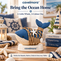 Cavelmora™Nautical Net Wrapped Whale Figurine