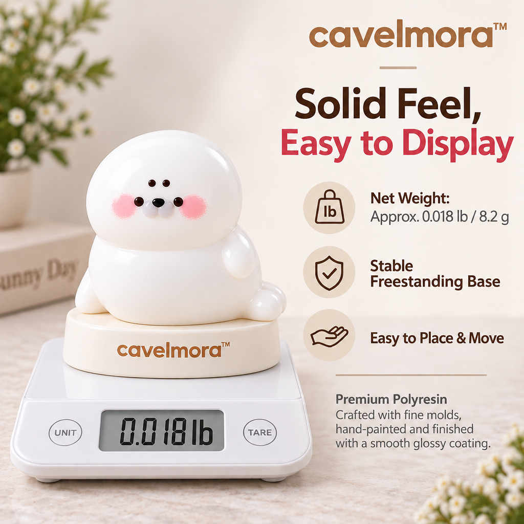 Cavelmora™Lazy Chubby Seal Resin Figurine