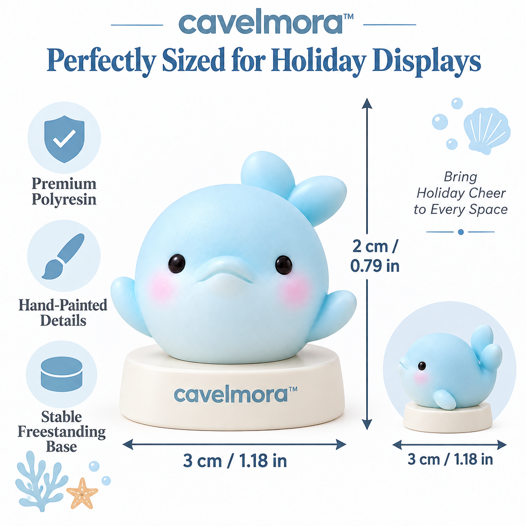 Cavelmora™Pouty Dolphin Resin Figurine