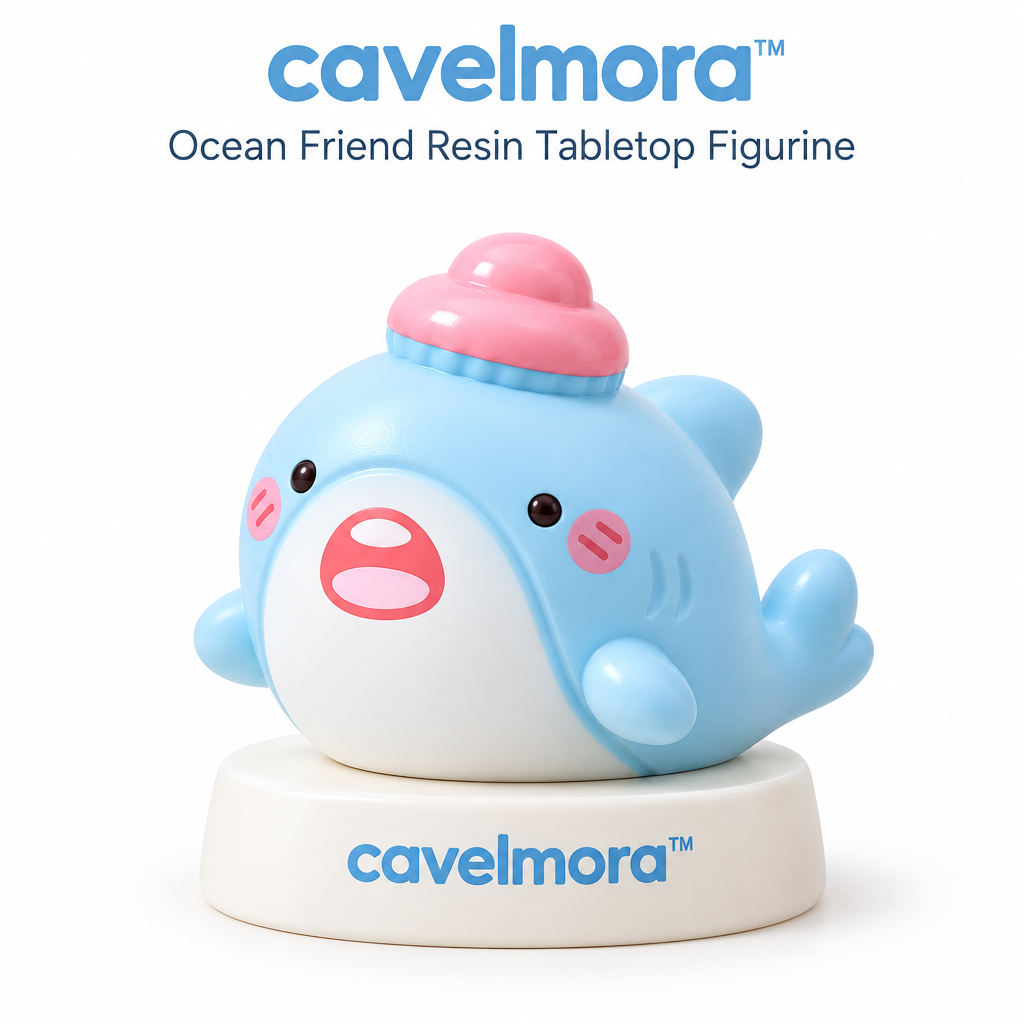 Cavelmora™Shark With Shell Resin Figurine