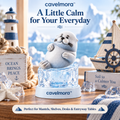 Cavelmora™Sea Otter on Ice Block Resin Figurine